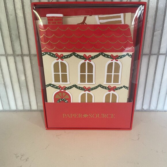 Paper Source A6 Holiday Cards, Set of 10 Cards, 11 Envelopes, NWT - Picture 1 of 4